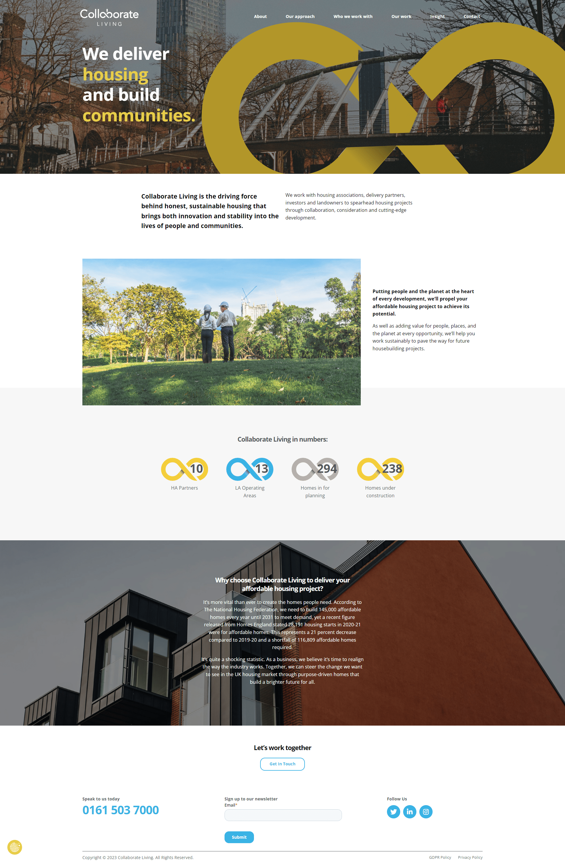 Collaborate Living Website