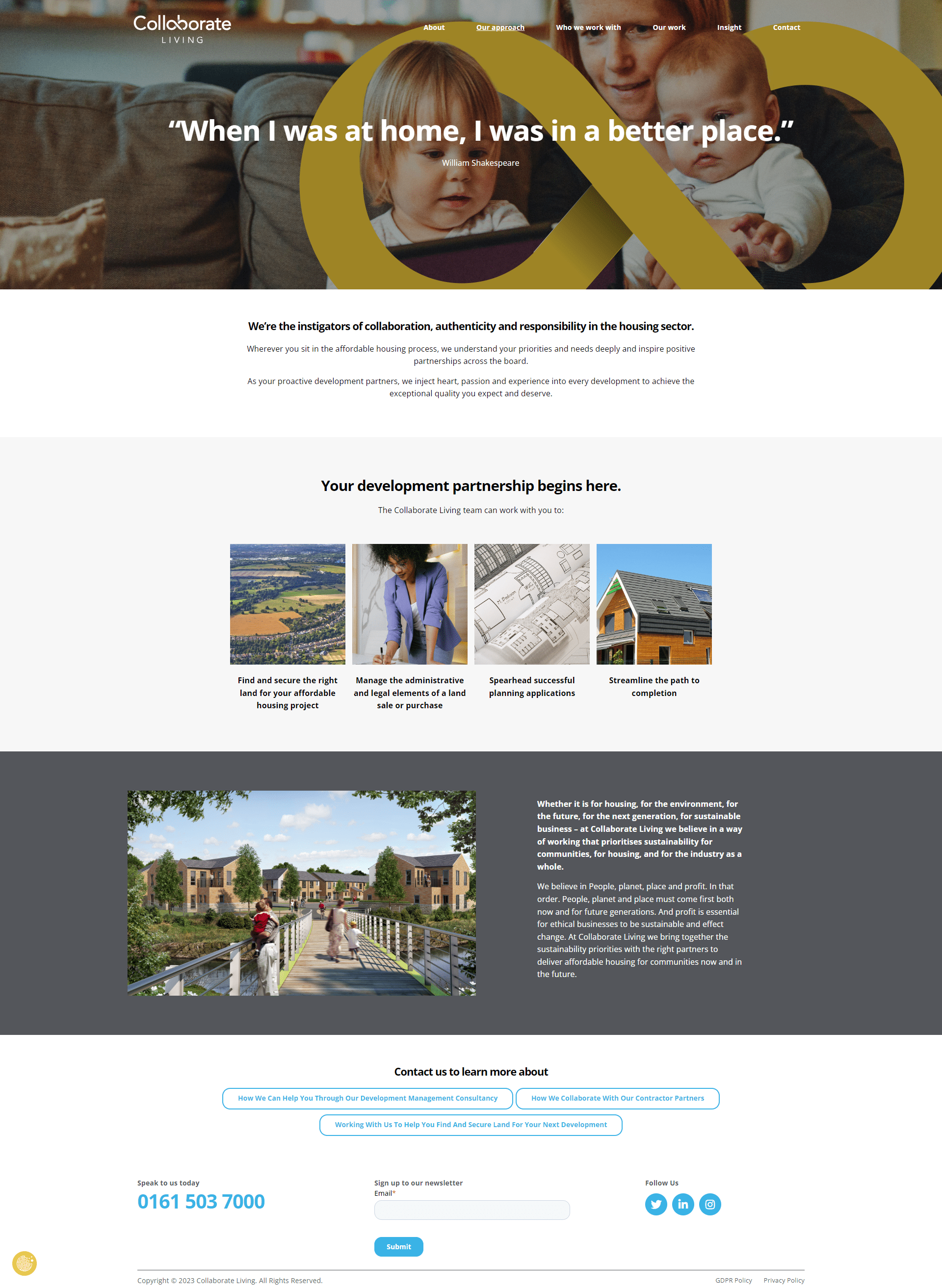 Collaborate Living Website